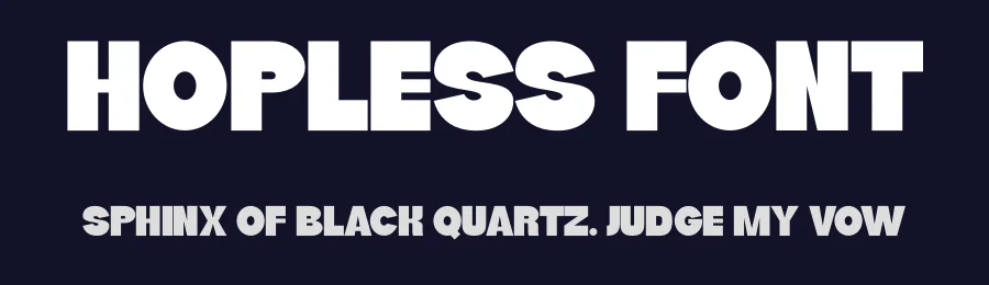 Hopless Font by Funtype — Decorative Font — thumbnail 2