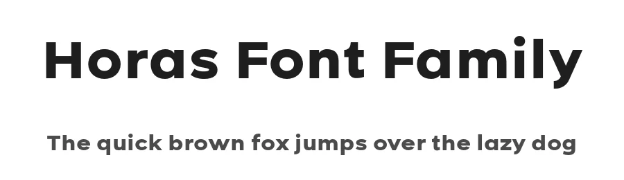 Horas Font Family by YUKITA CREATIVE — Sans Serif Font