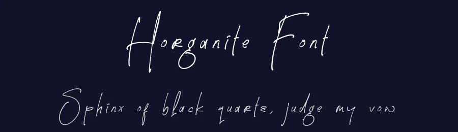 Horganite Font by perspectype — Script Handwritten Font — thumbnail 2