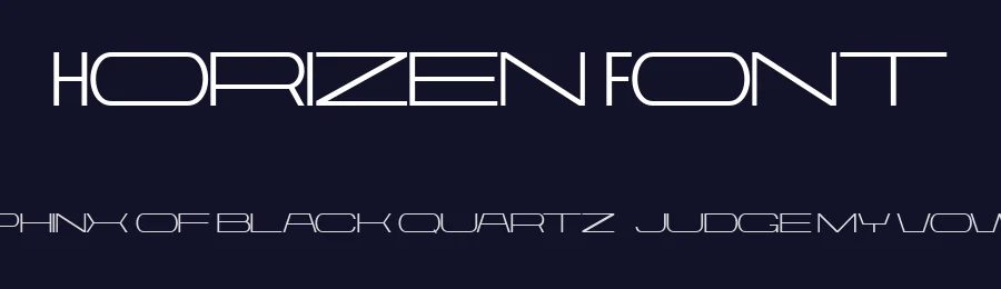 Horizen Font by Flawless And Co — Sans Serif Font — thumbnail 2