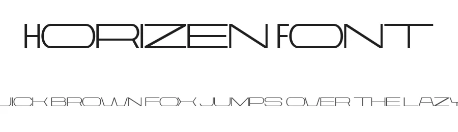 Horizen Font by Flawless And Co — Sans Serif Font