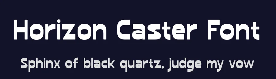 Horizon Caster Font by timelesstype.co — Display Font — thumbnail 2