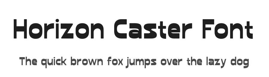 Horizon Caster Font by timelesstype.co — Display Font
