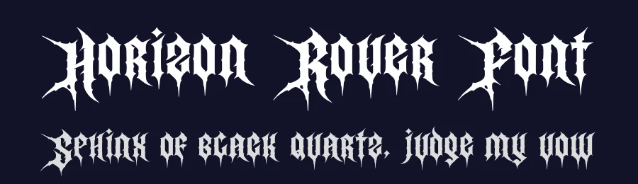 Horizon Rover Font by Denustudios — Blackletter Font — thumbnail 2