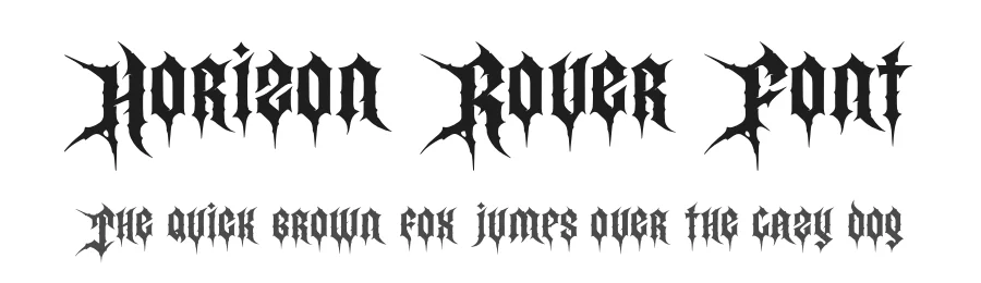Horizon Rover Font by Denustudios — Blackletter Font