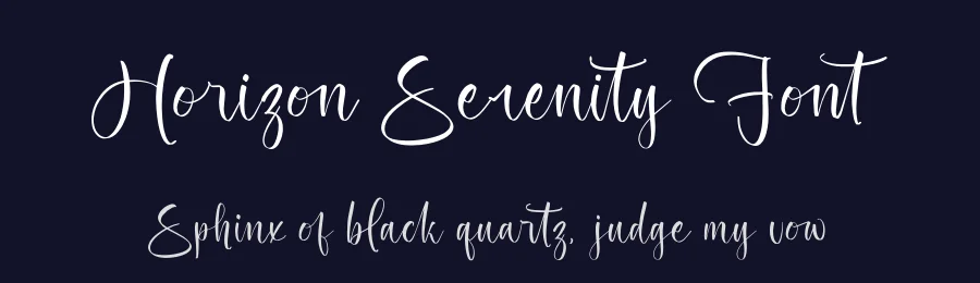 Horizon Serenity Font by stylishtype.co — Script Handwritten Font — thumbnail 2