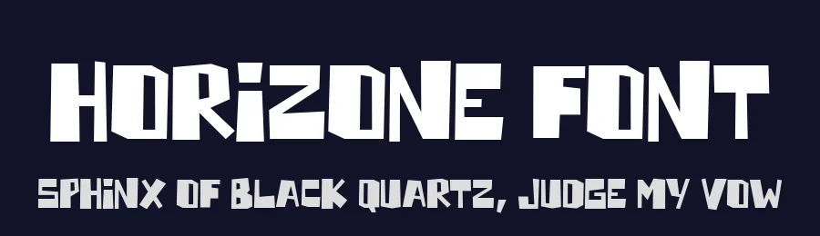 Horizone Font by Timur type — Decorative Font — thumbnail 2