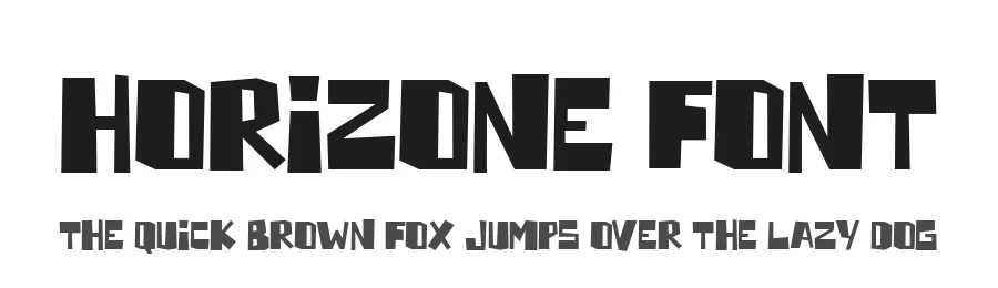 Horizone Font by Timur type — Decorative Font