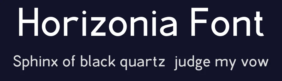 Horizonia Font by Pikgura Type — Display Font — thumbnail 2