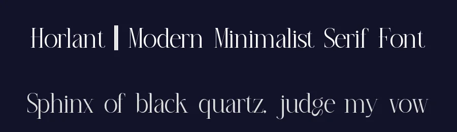 Horlant || Modern Minimalist Serif Font by ErmediaStudio — Serif Font — thumbnail 2