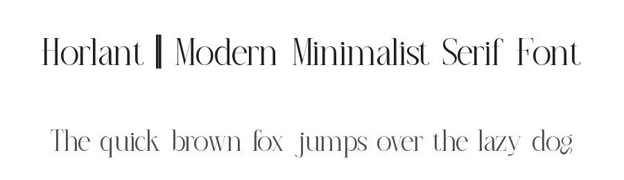 Horlant || Modern Minimalist Serif Font by ErmediaStudio — Serif Font