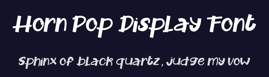 Horn Pop Display Font by PutraCetol Studio — Display Font — thumbnail 2