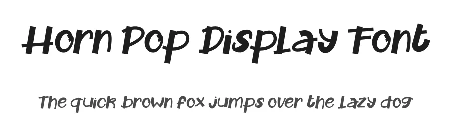Horn Pop Display Font by PutraCetol Studio — Display Font