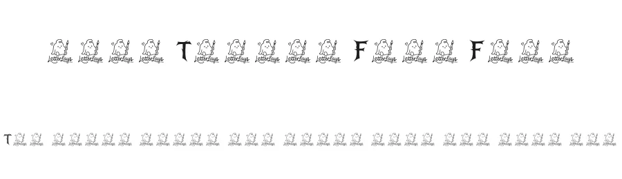 horn Tattoo Free Font by Letterlays — Display Font