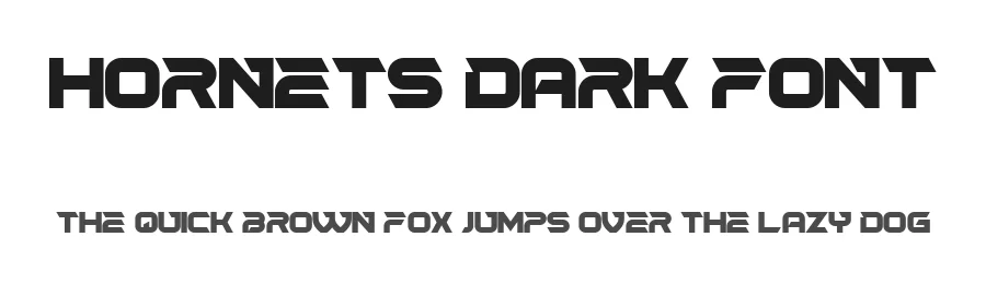 Hornets Dark Font by vladimirnikolic — Display Font