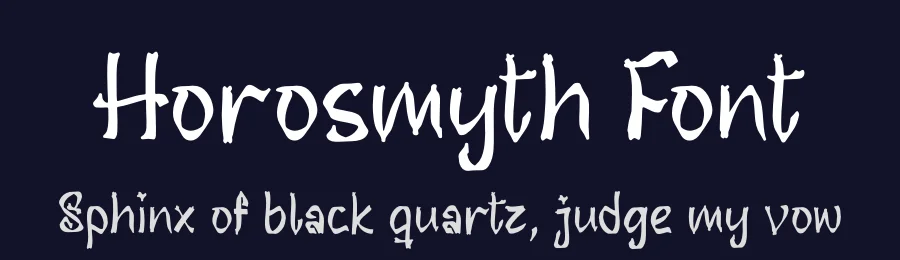 Horosmyth Font by letterfabric — Display Font — thumbnail 2