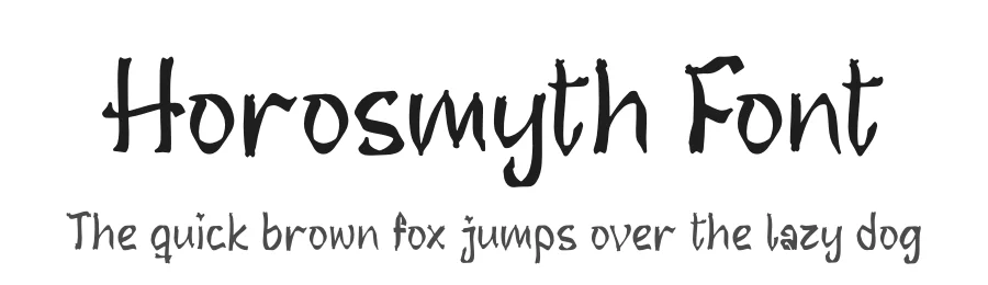Horosmyth Font by letterfabric — Display Font