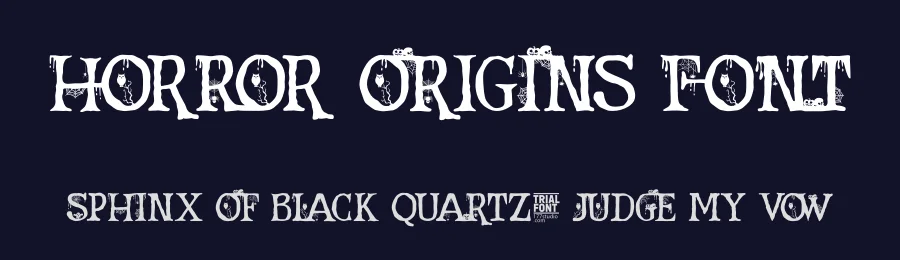 Horror Origins Font by 177Studio — Display Font — thumbnail 2