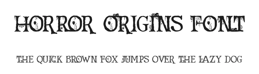Horror Origins Font by 177Studio — Display Font