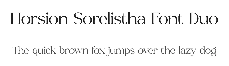 Horsion Sorelistha Font Duo by Storytype — Script Handwritten Font