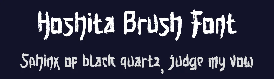 Hoshita Brush Font by Dhabee — Script Handwritten Font — thumbnail 2