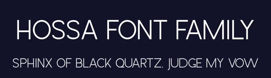 Hossa Font Family by Quill Type Co — Sans Serif Font — thumbnail 2