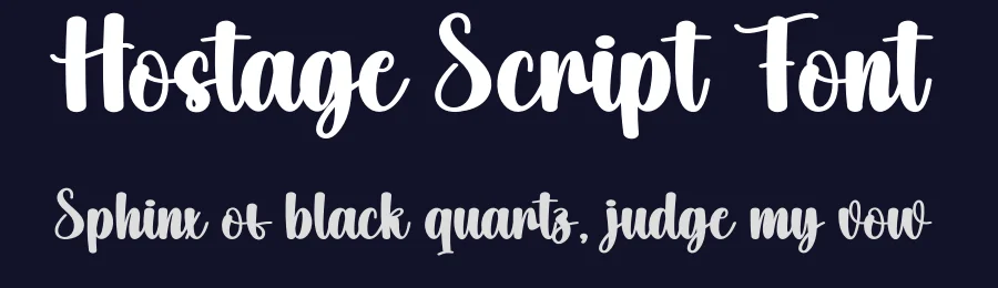 Hostage Script Font by creativeletter — Script Handwritten Font — thumbnail 2