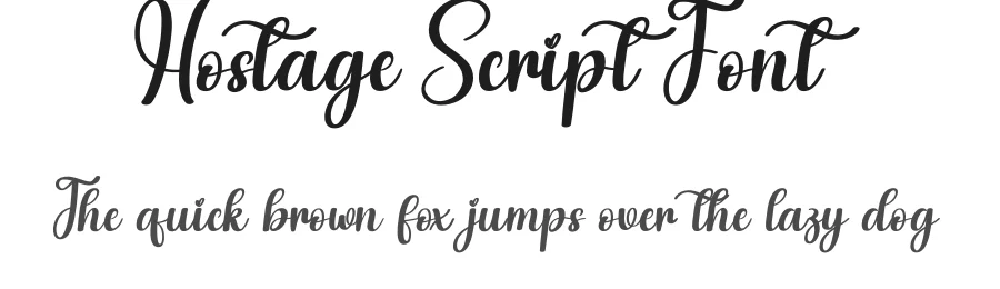 Hostage Script Font by andikastudio — Script Handwritten Font