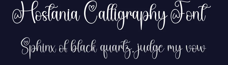 Hostania Calligraphy Font by creativeletter — Script Handwritten Font — thumbnail 2