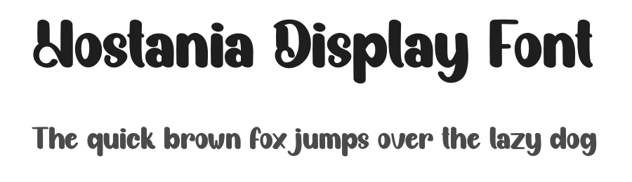 Hostania Display Font by creativeletter — Script Handwritten Font