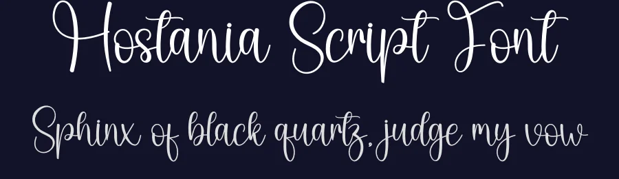 Hostania Script Font by creativeletter — Script Handwritten Font — thumbnail 2