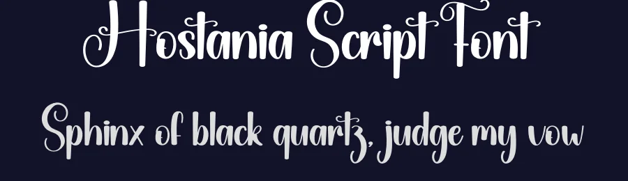 Hostania Script Font by creativeletter — Script Handwritten Font — thumbnail 2