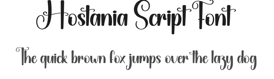 Hostania Script Font by creativeletter — Script Handwritten Font