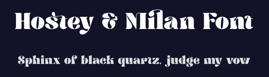 Hostey & Milan Font by timelesstype.co — Serif Font — thumbnail 2