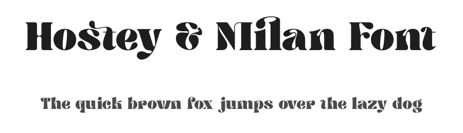 Hostey & Milan Font by timelesstype.co — Serif Font