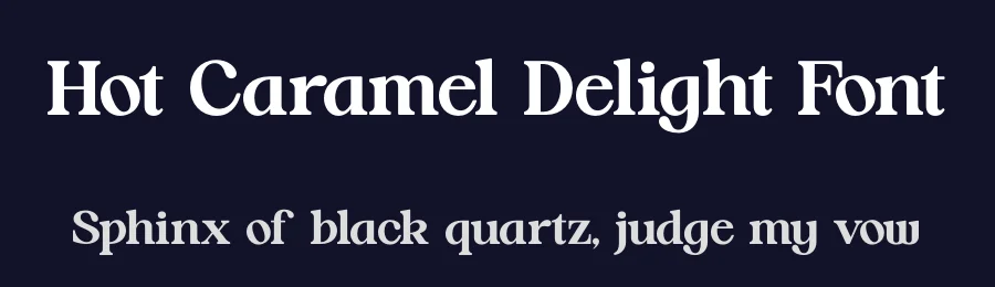 Hot Caramel Delight Font by timelesstype.co — Display Font — thumbnail 2