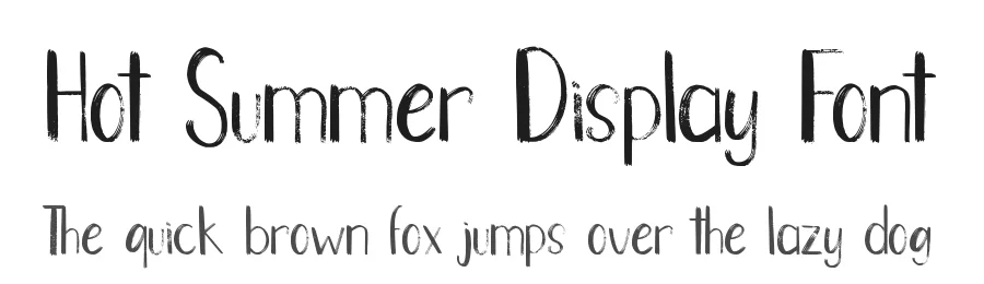 Hot Summer Display Font by Heloyud — Display Font
