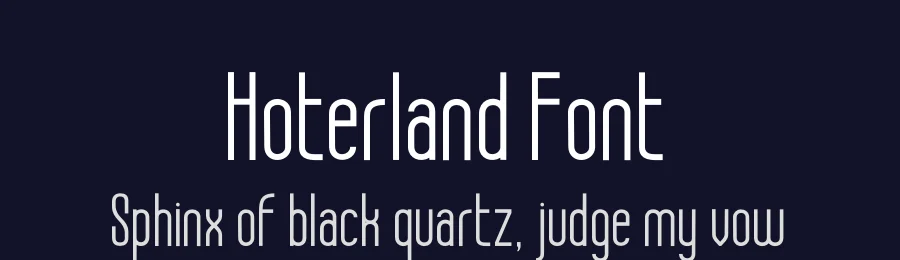 Hoterland Font by zaain type — Decorative Font — thumbnail 2