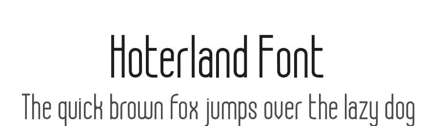 Hoterland Font by zaain type β Decorative Font