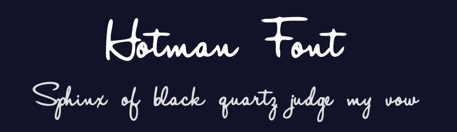 Hotman Font by albert_kalingga — Script Handwritten Font — thumbnail 2