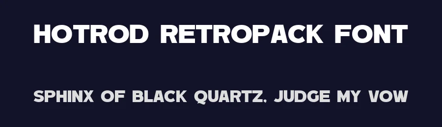 Hotrod Retropack Font by Letterhend Studio — Display Font — thumbnail 2