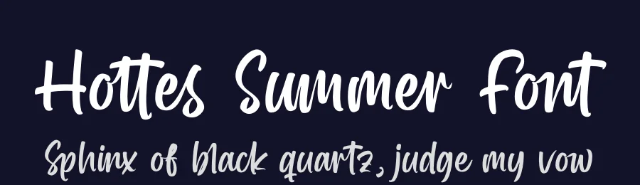 Hottes Summer Font by letterenastudios — Script Handwritten Font — thumbnail 2