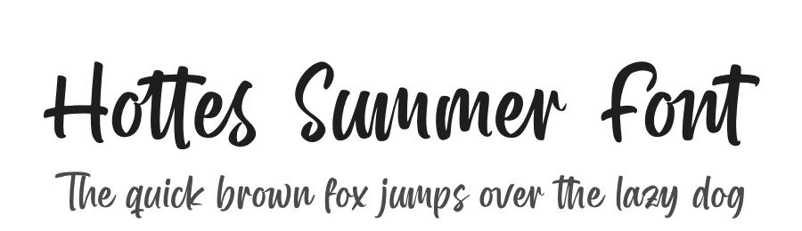 Hottes Summer Font by letterenastudios — Script Handwritten Font
