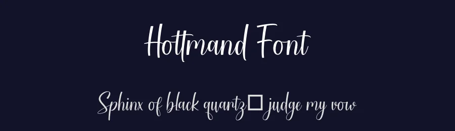 Hottmand Font by yontype — Script Handwritten Font — thumbnail 2