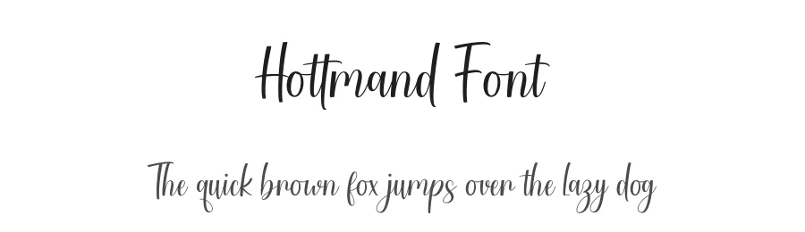 Hottmand Font by yontype — Script Handwritten Font