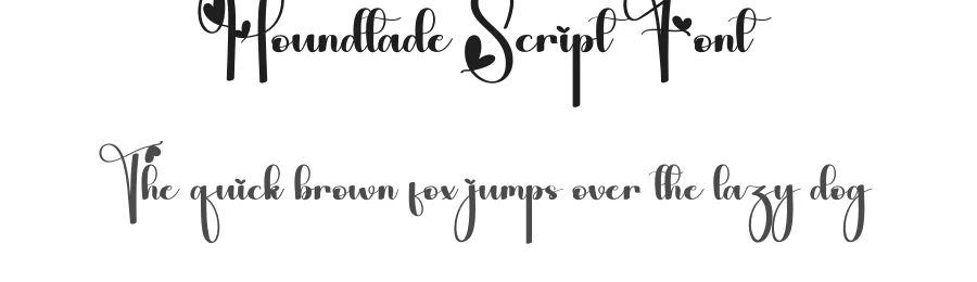 Houndtade Script Font by andikastudio — Script Handwritten Font