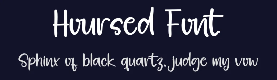 Hoursed Font by inermediaSTUDIO — Script Handwritten Font — thumbnail 2
