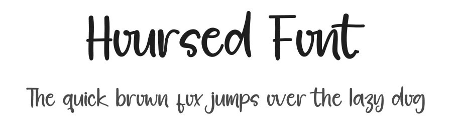 Hoursed Font by inermediaSTUDIO — Script Handwritten Font