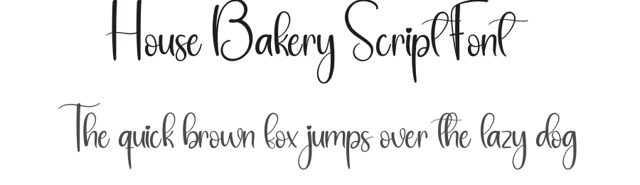 House Bakery Script Font by andikastudio — Script Handwritten Font
