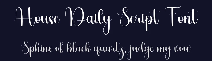 House Daily Script Font by inermediaSTUDIO — Script Handwritten Font — thumbnail 2